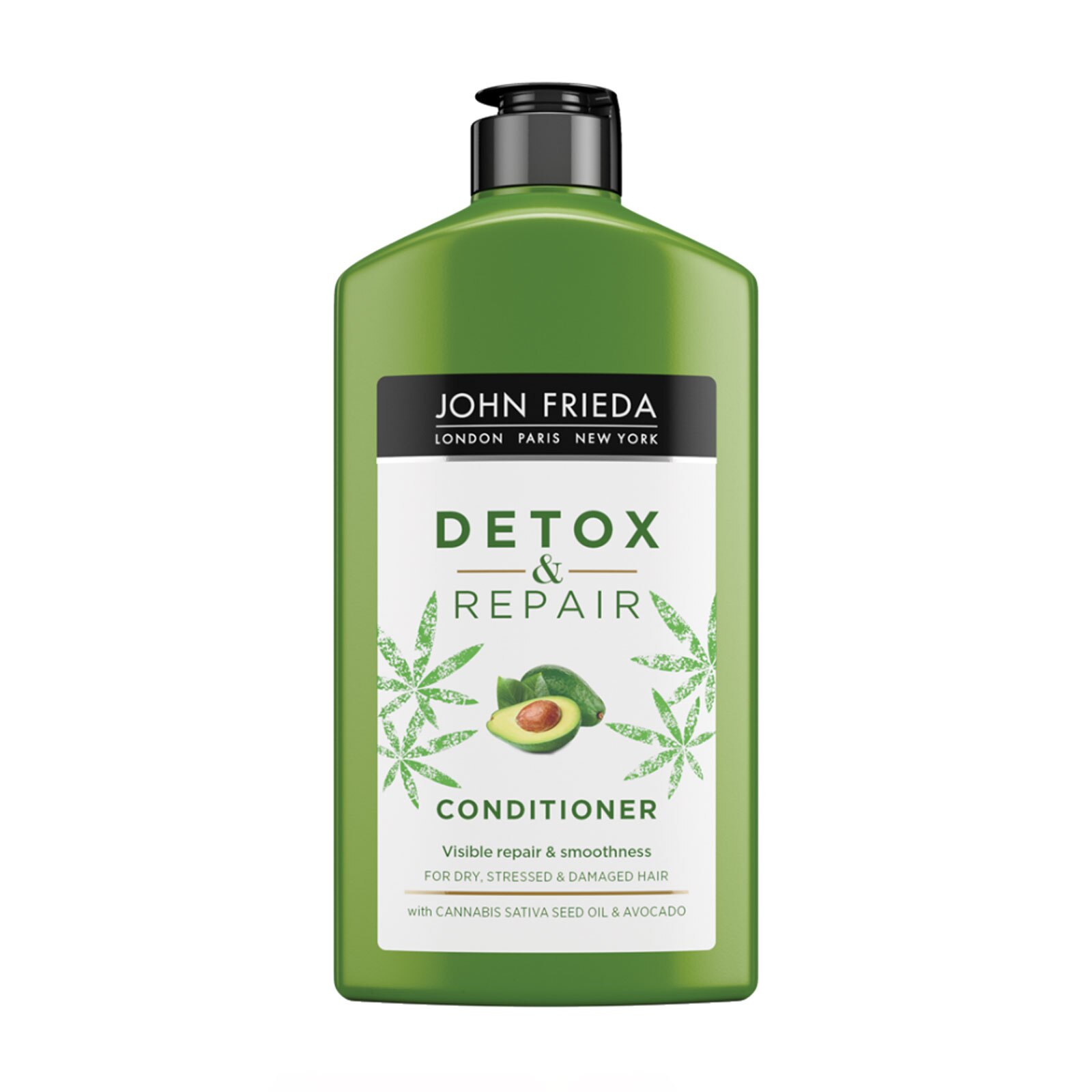 John Frieda Detox and Repair Après-Shampooing pour les Cheveux Stressés & Endommagés 200ml