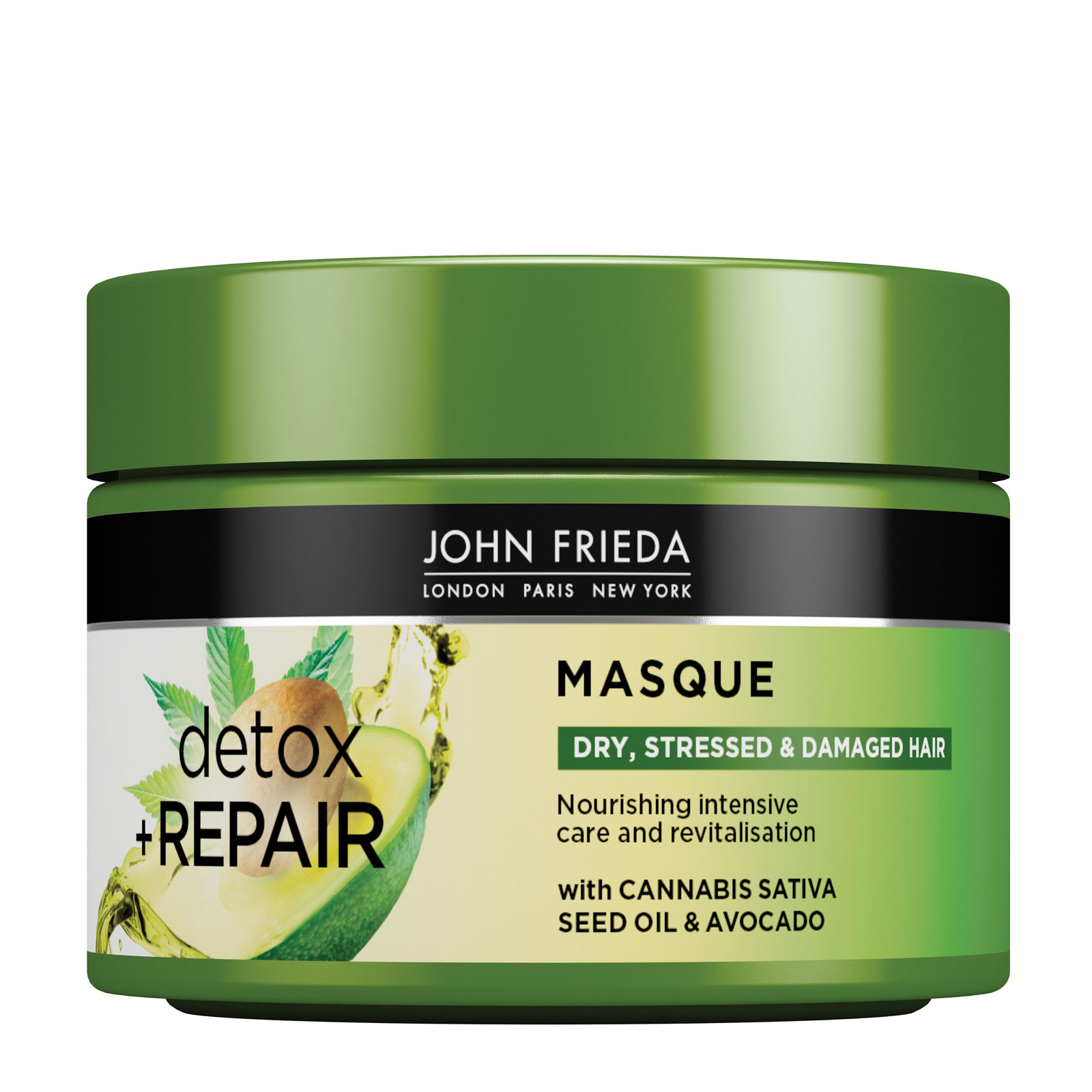 John Frieda Detox And Repair Hair Masque For Dry Stressed & Damaged Hair 250Ml