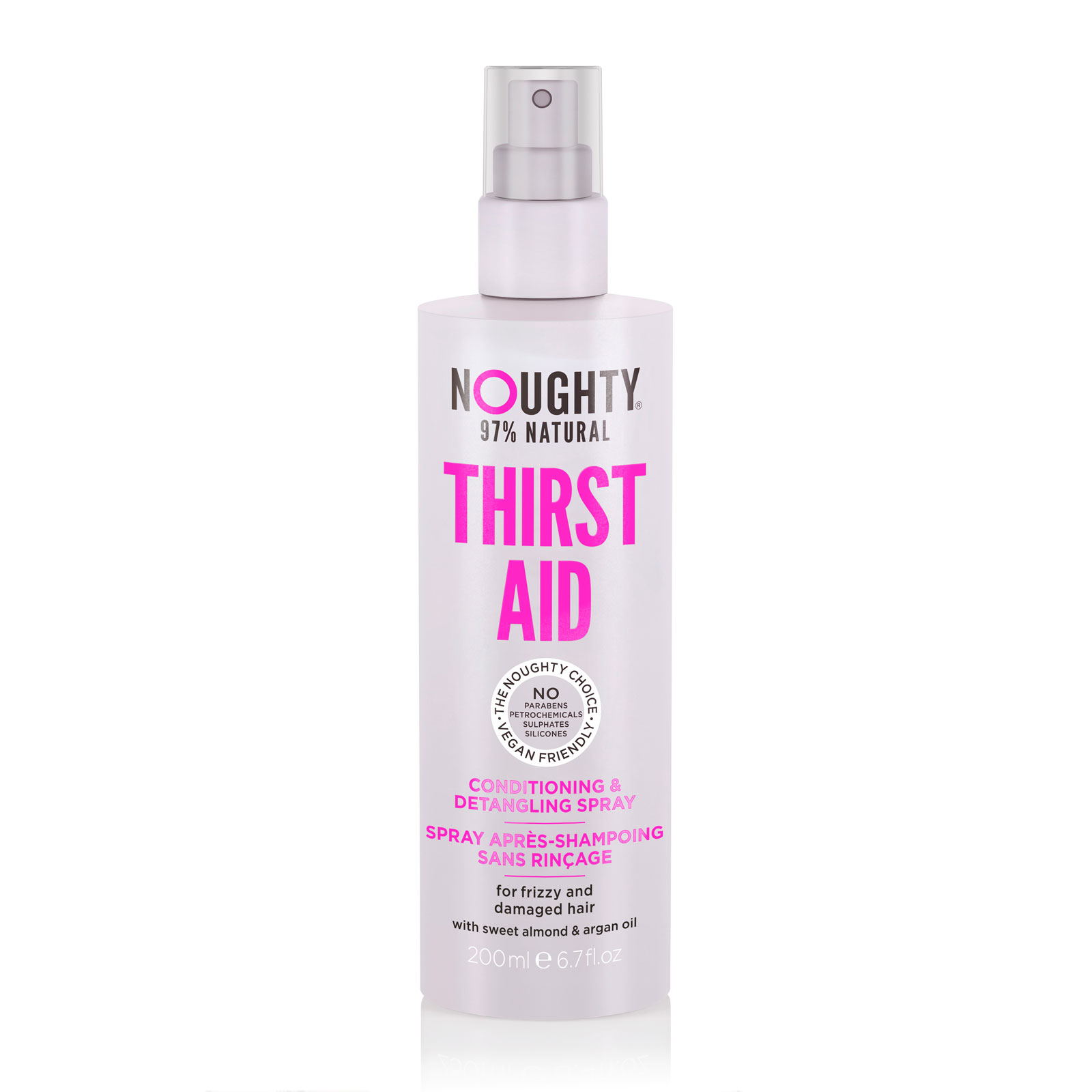 Noughty Thirst Aid Spray Après-Shampooing Sans Rinçage 200ml