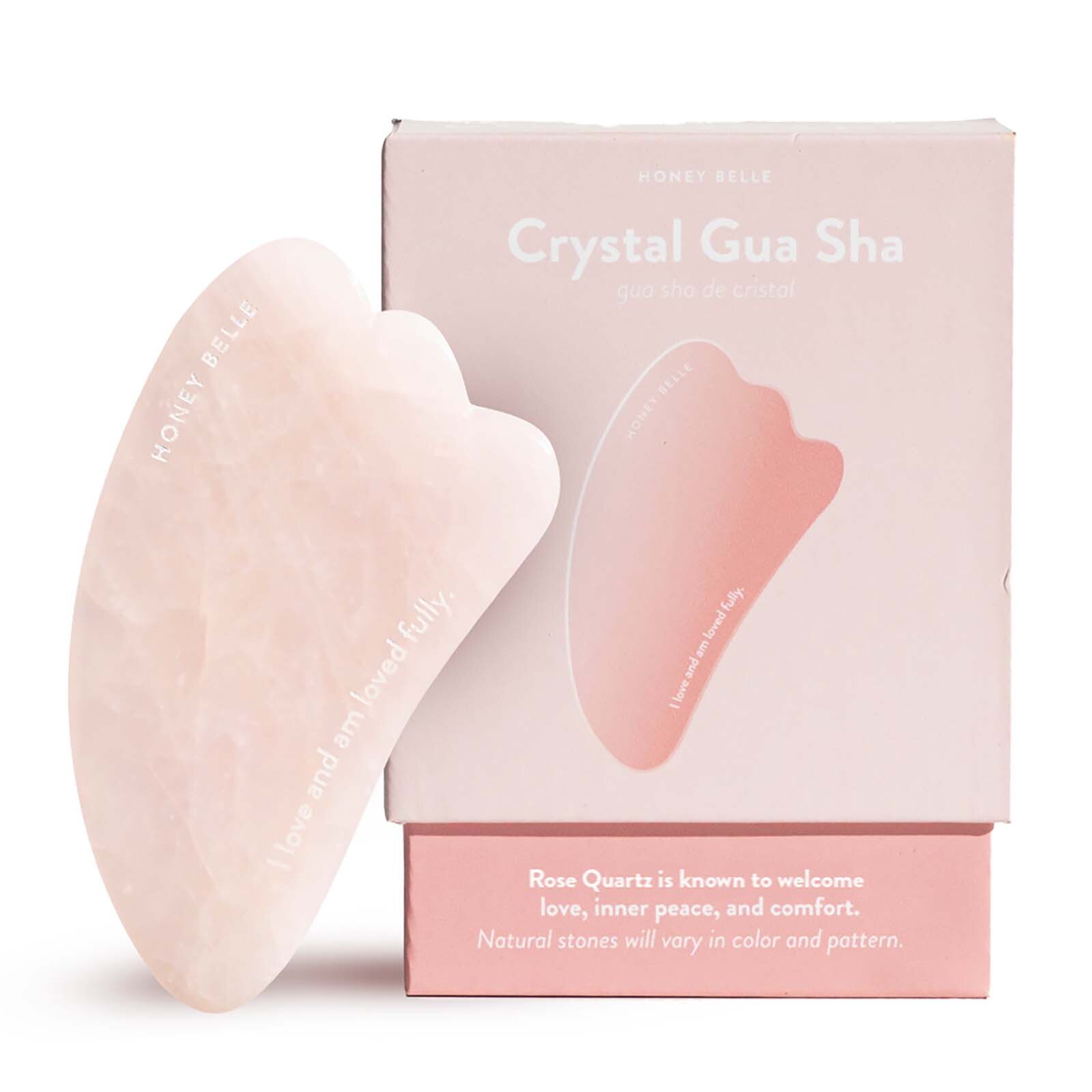 Honey Belle Rose Quartz Gua Sha