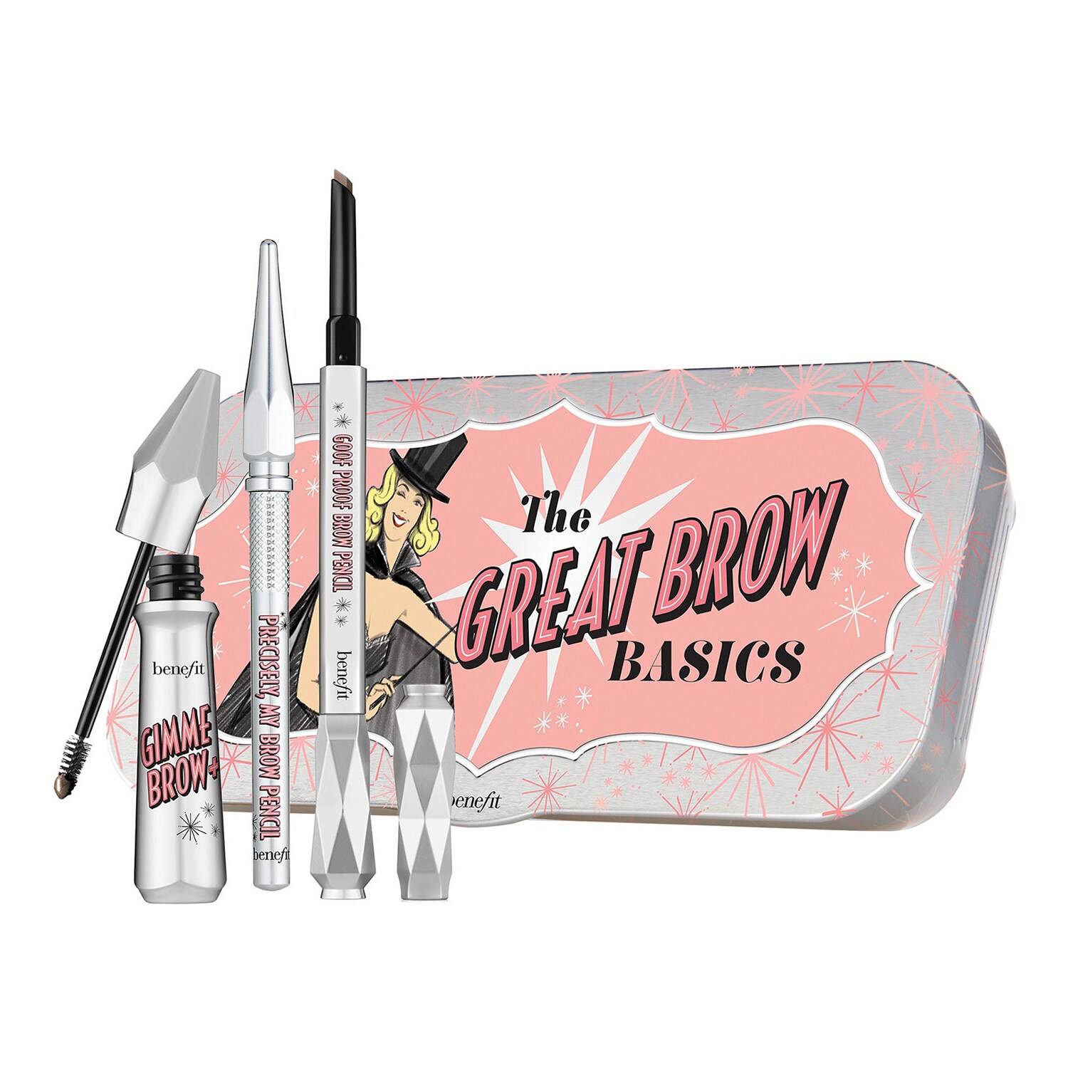 Benefit The Great Brow Basics Brow Gel & Pencils Collection 3.4G 3