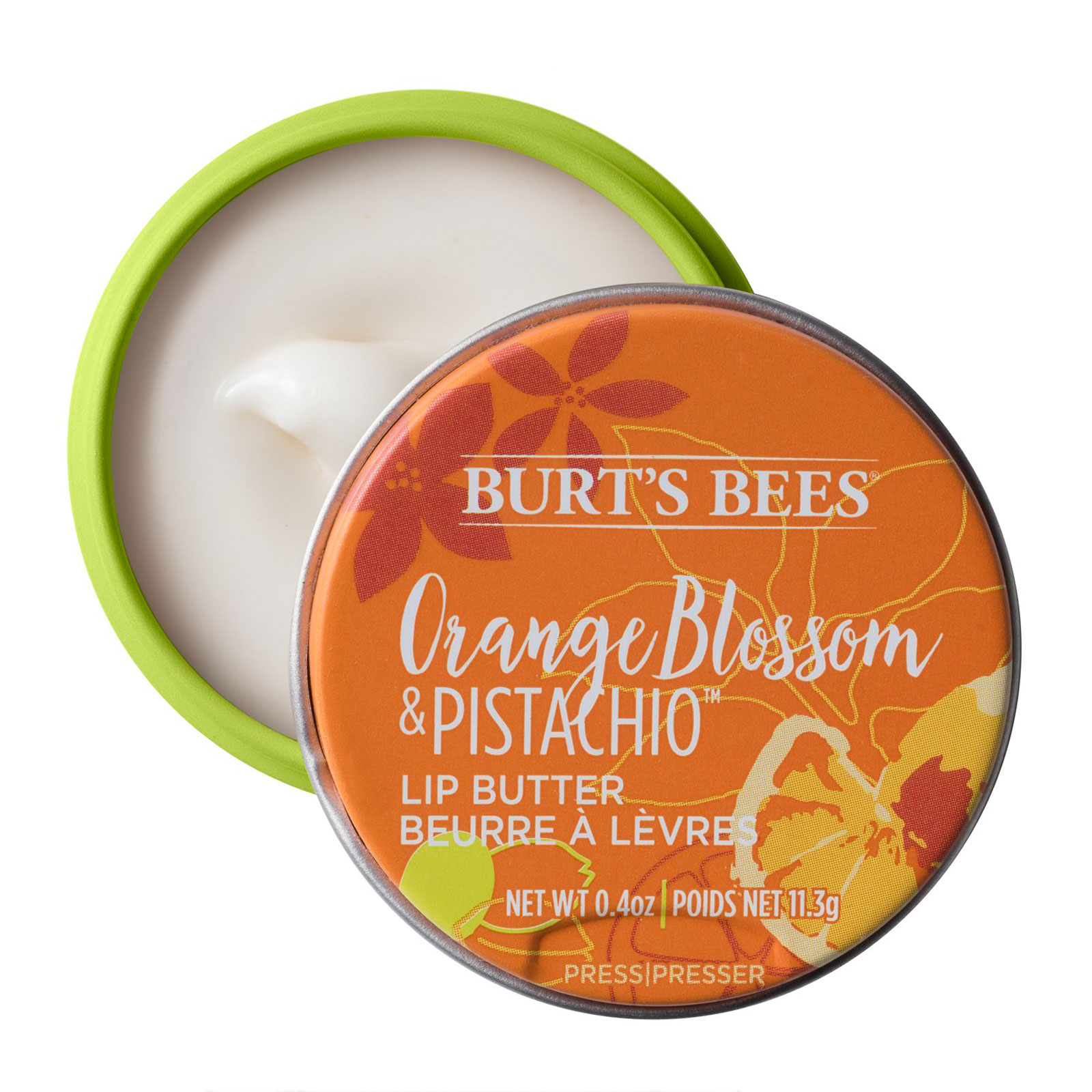 Burt’s Bees® 100% Natural Moisturizing Lip Butter with Orange Blossom & Pistachio 11.3g