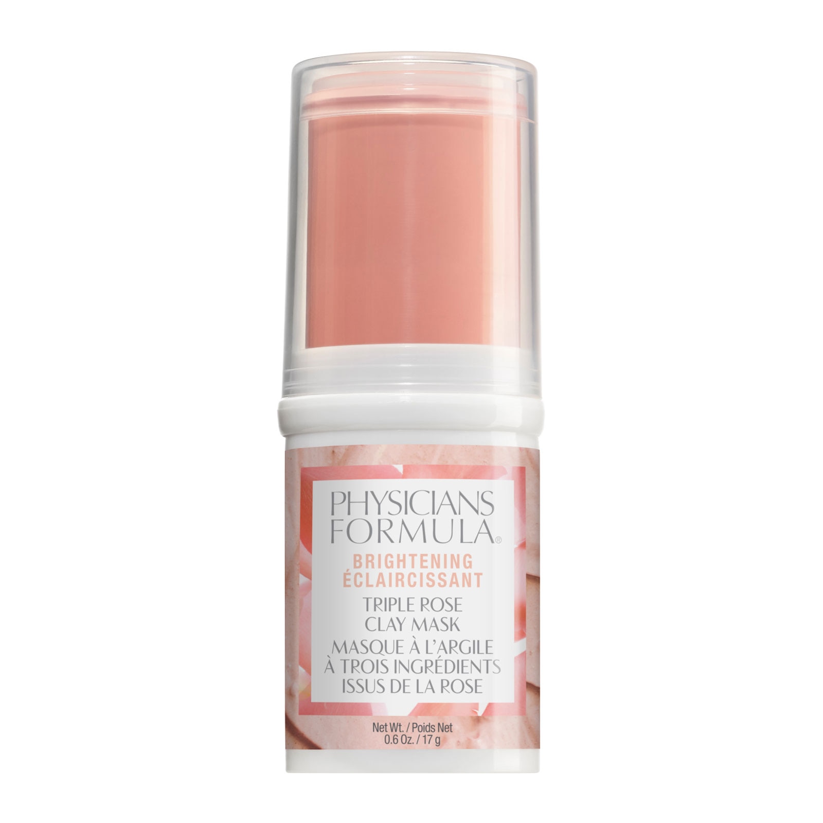Physicians Formula Brightening Masque à l'Argile à Trois Ingrédients Issus de la Rose