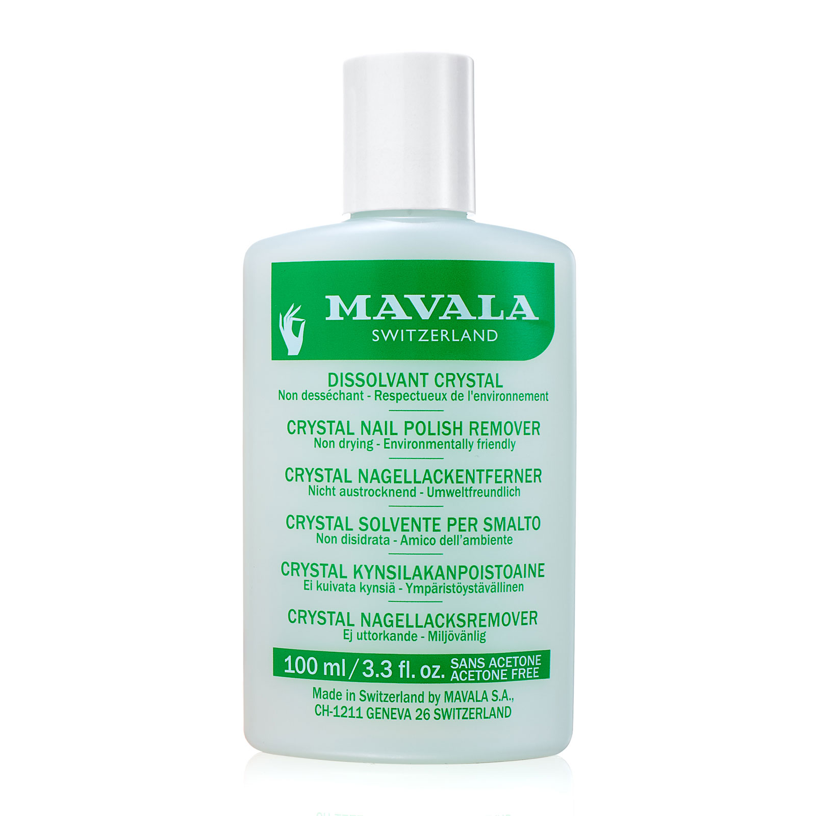 Mavala Crystal Acetone Free Nail Polish Remover 100Ml