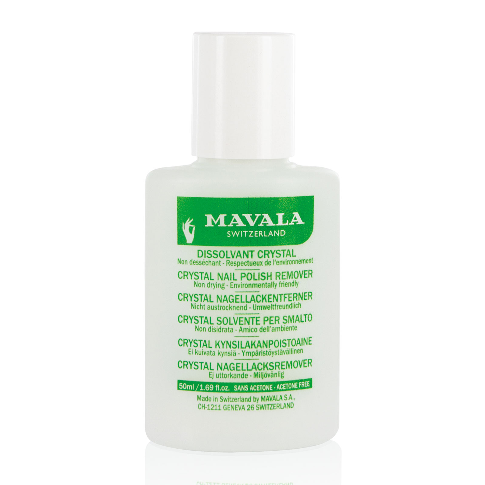 Mavala Crystal Acetone Free Nail Polish Remover 50Ml