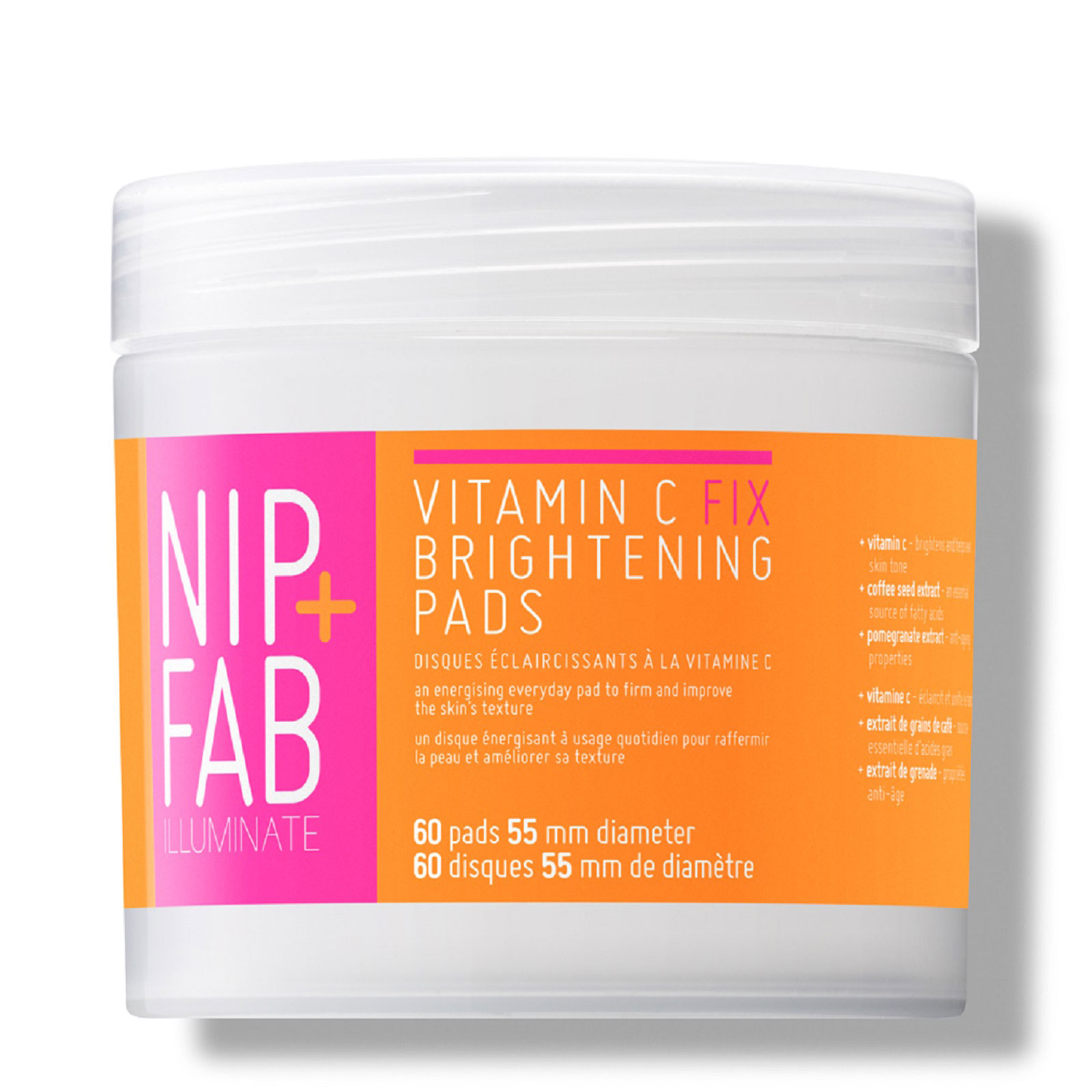 Nip+fab vitamin c fix brightening 80 disques