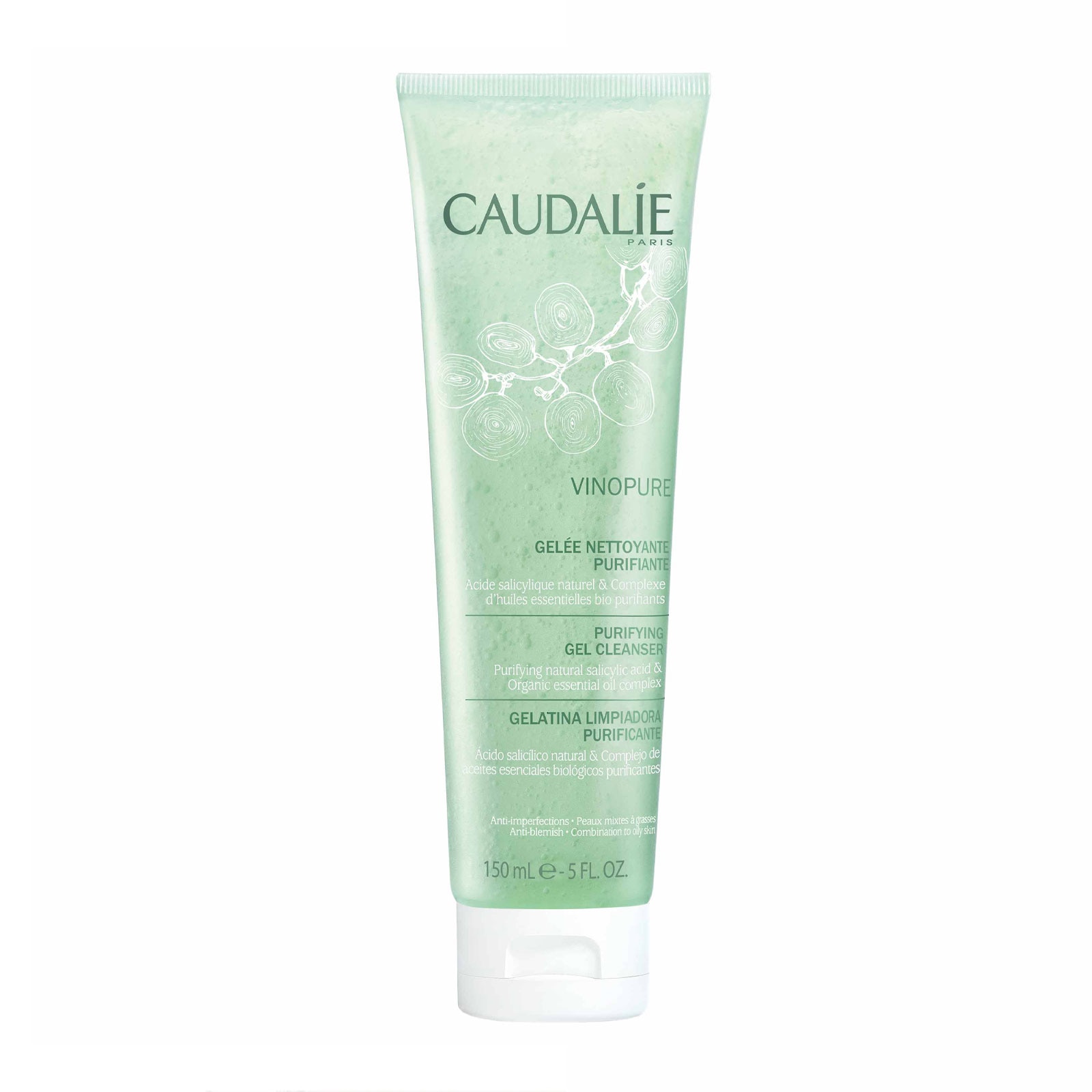 Caudalie Vinopure Purifying Gel Cleanser 150Ml