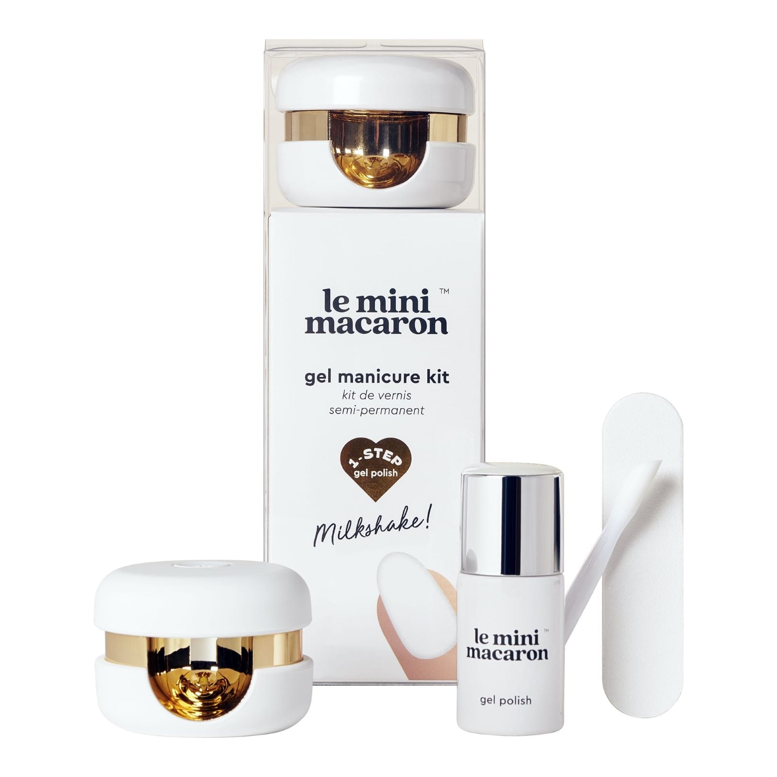 Le Mini Macaron Gel Manicure Kit Milkshake 160G