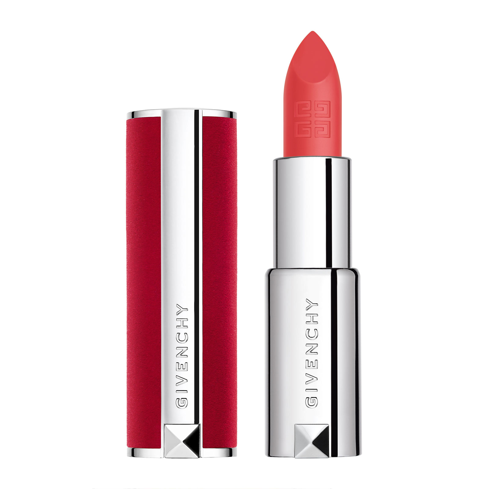 Givenchy Le Rouge Deep Velvet Powdery Matte High Pigmentation Lipstick 3.4G Ndeg33 Orange Sable