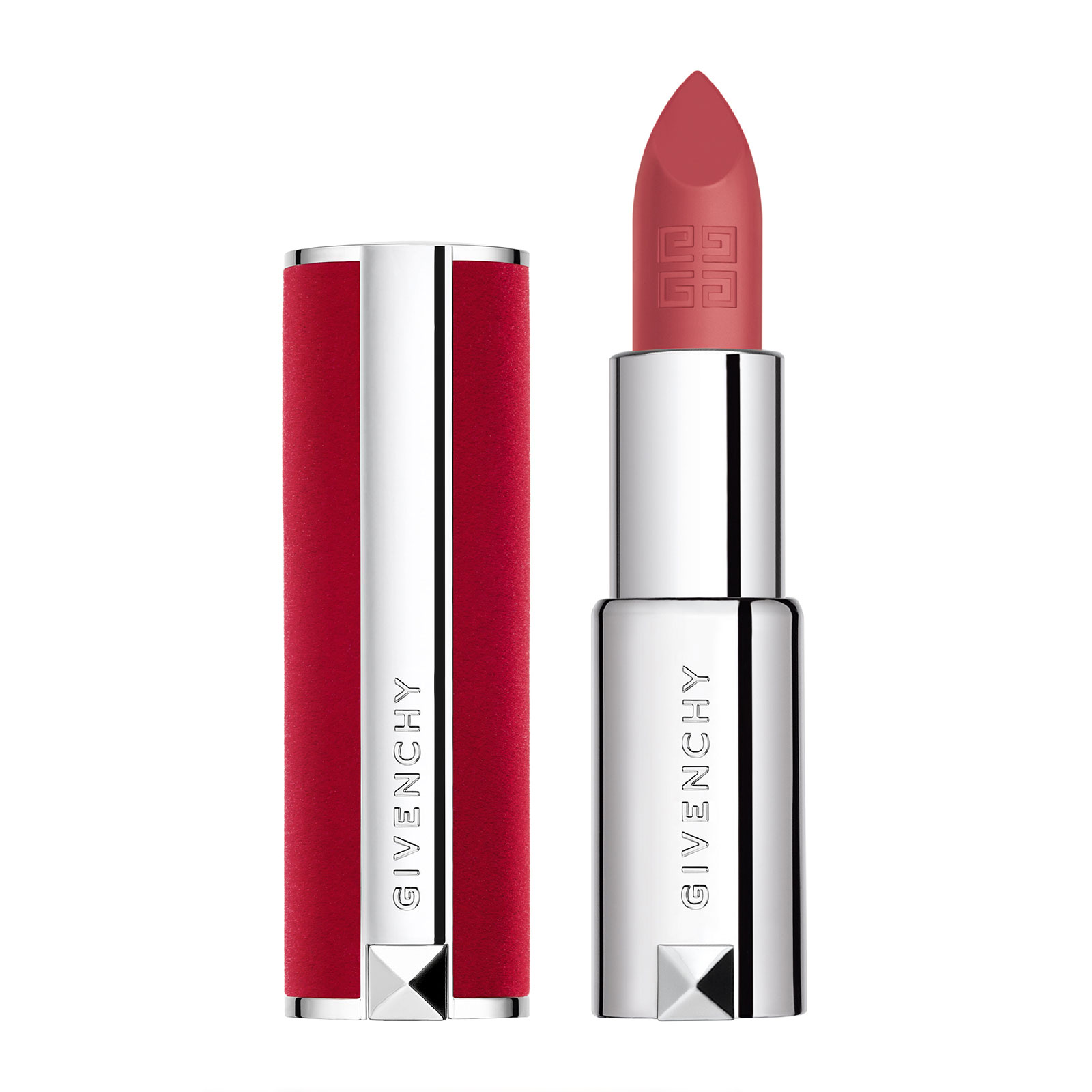 Givenchy Le Rouge Deep Velvet Powdery Matte High Pigmentation Lipstick 3.4G Ndeg12 Nude Rose