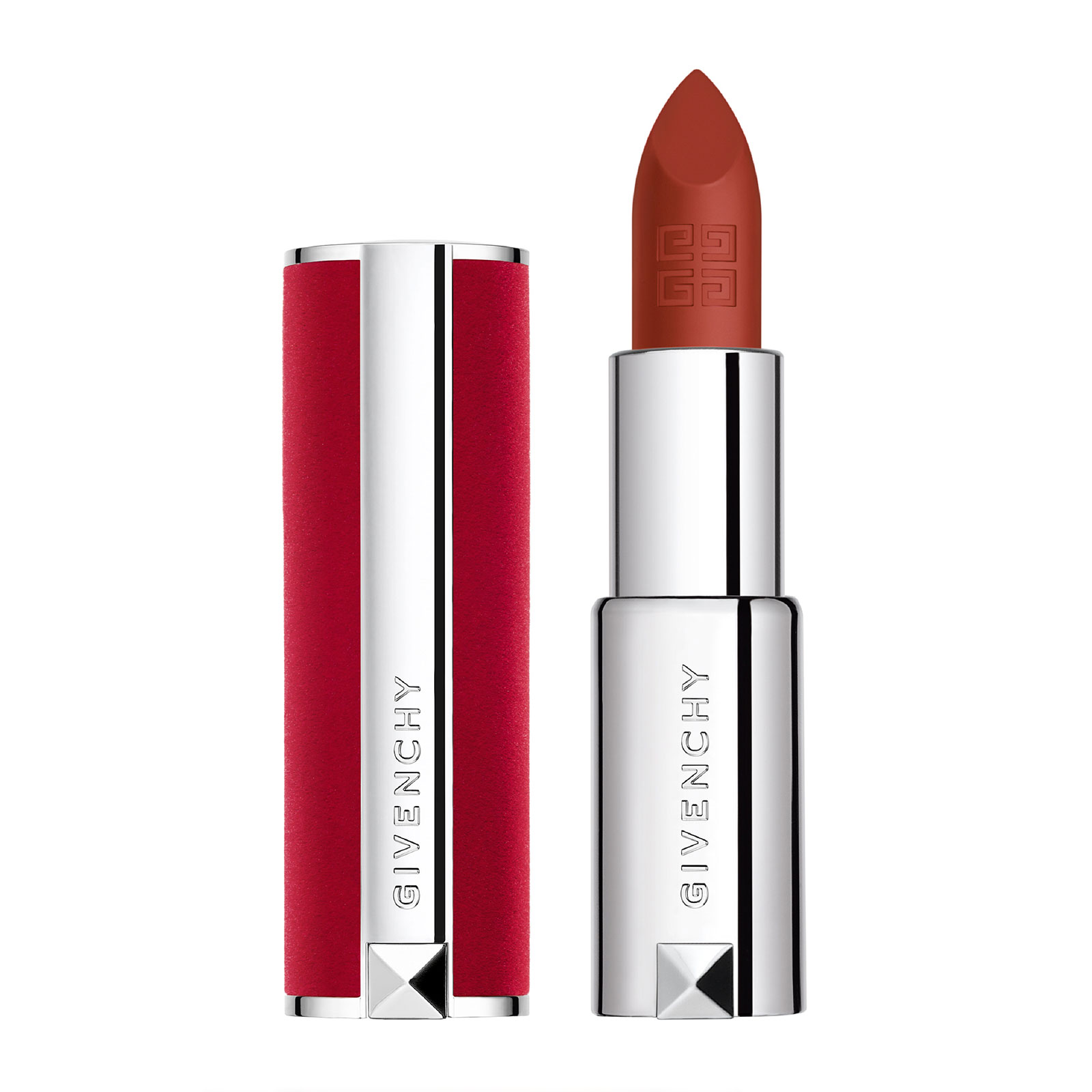 Givenchy Le Rouge Deep Velvet Powdery Matte High Pigmentation Lipstick 3.4G Ndeg35 Rouge Initie