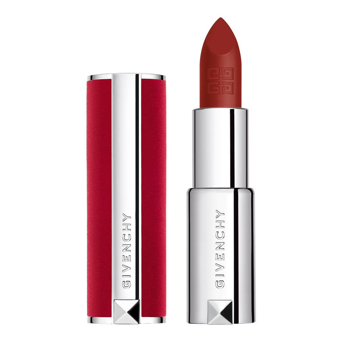 Givenchy Le Rouge Deep Velvet Powdery Matte High Pigmentation Lipstick 3.4G N19 Rouge Santal