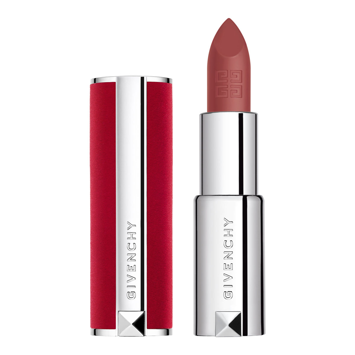 Givenchy Le Rouge Deep Velvet Powdery Matte High Pigmentation Lipstick 3.4G N28 Rose Fume