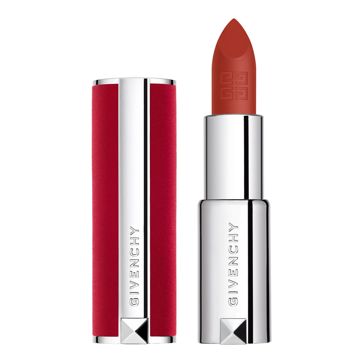 Givenchy Le Rouge Deep Velvet Powdery Matte High Pigmentation Lipstick 3.4G N34 Rouge Safran
