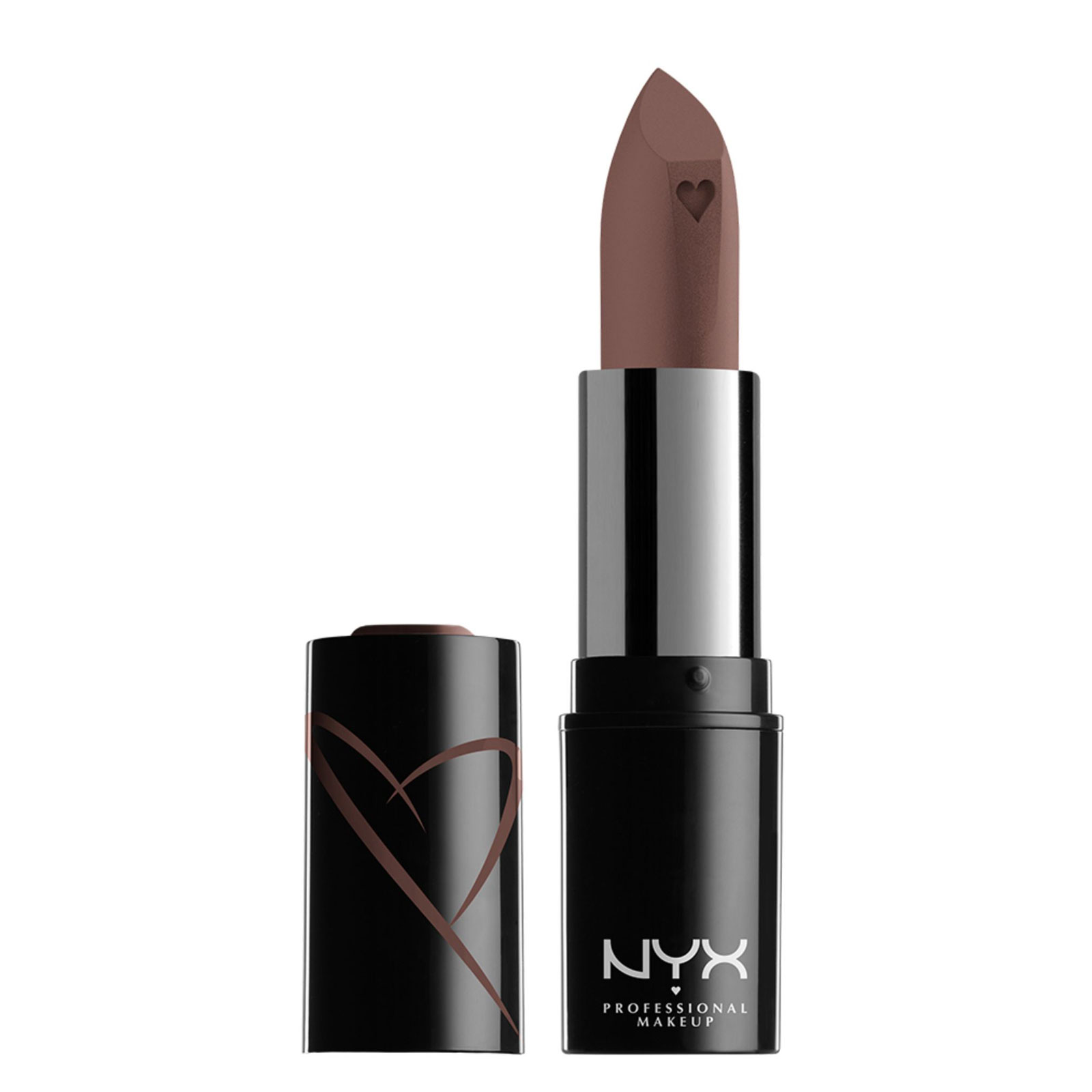 nyx professional makeup shout loud hydrating satin lipstick 5.3g silk