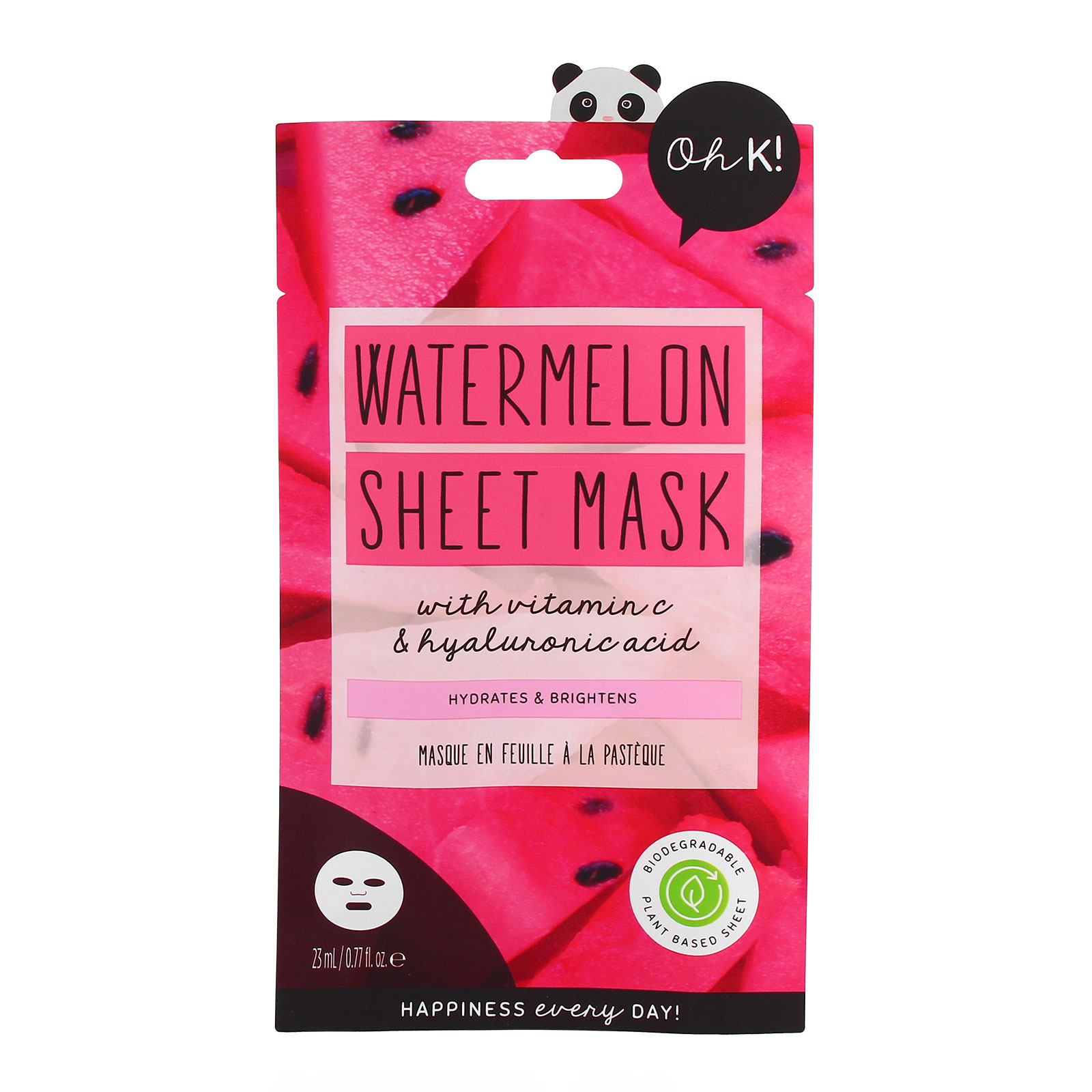 oh k! hydrating watermelon sheet mask