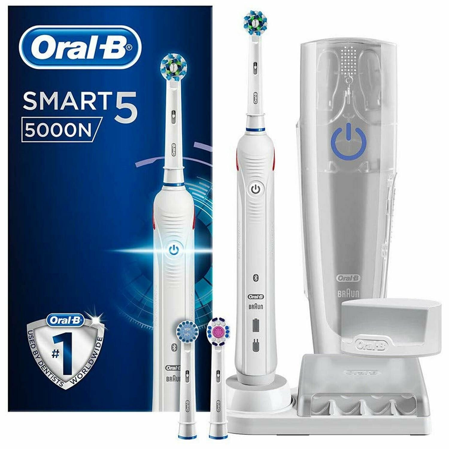 Oral-B Smart 5 5000N Cross Action Electric Toothbrush White