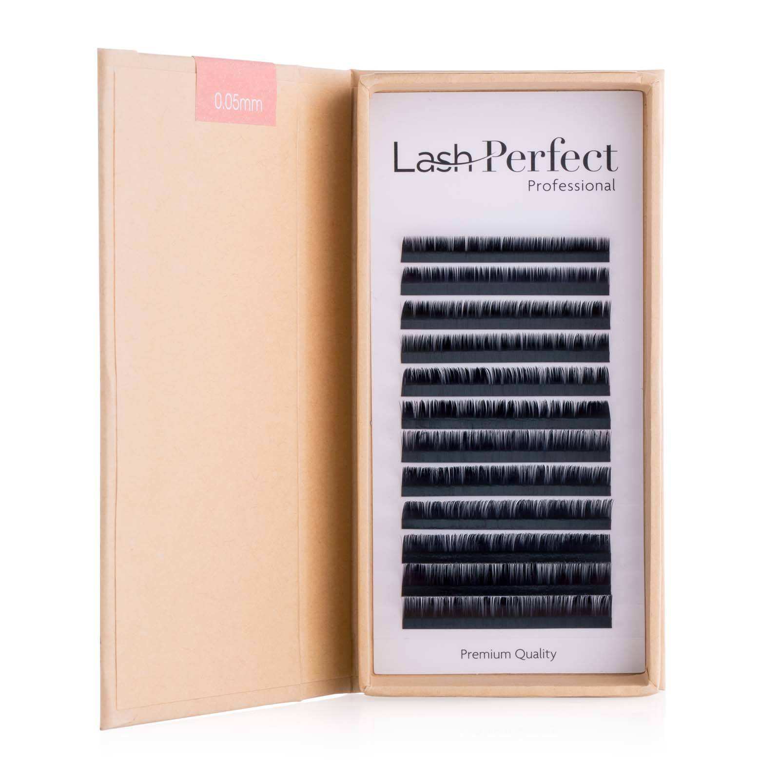 Lash Perfect Russian Volume Lashes Lc Curl Super Fine 0.05 7Mm (12 Lines)