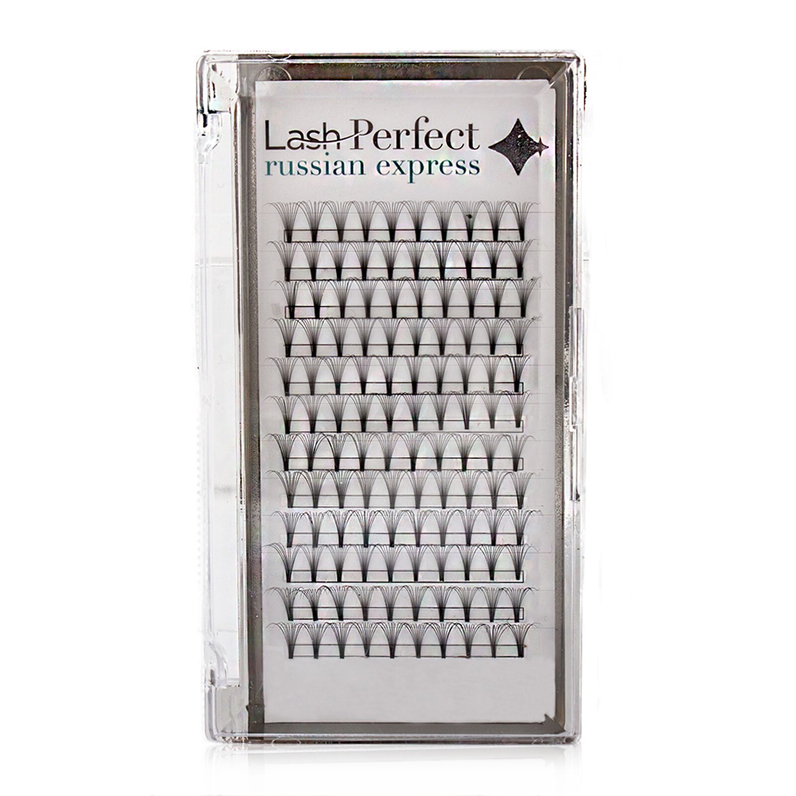Lash Perfect Russian Express Lashes C Curl 10D 0.07 9Mm (12 Lines)