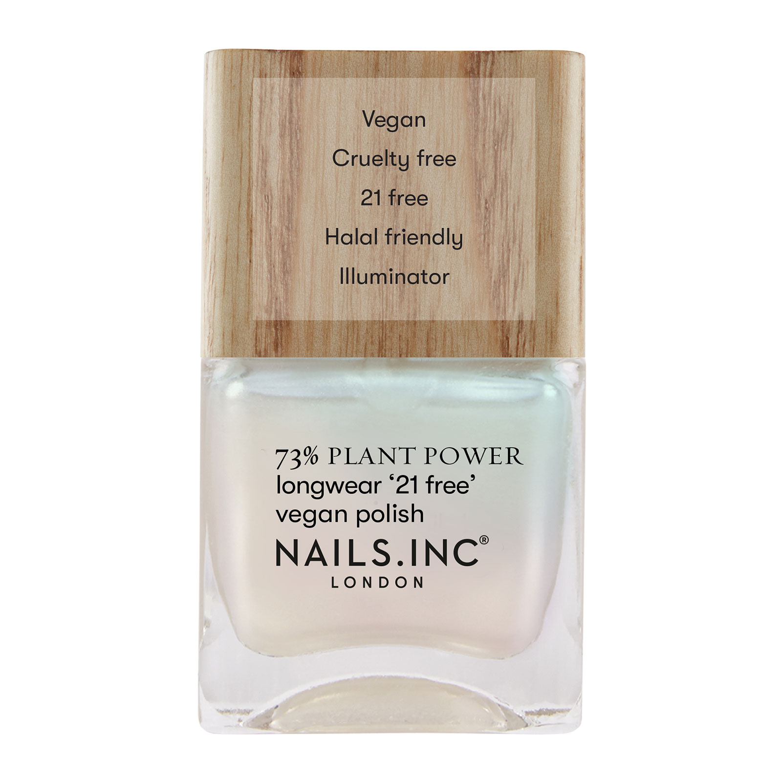 Nails.INC 73% Plant Power Nail Polish 14ml Glowing Somewhere