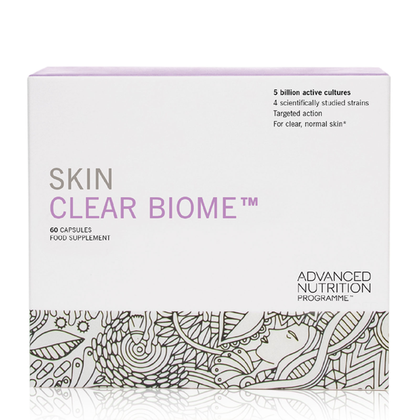 Advanced Nutrition Programme Skin Clear Biome X 60 Capsules