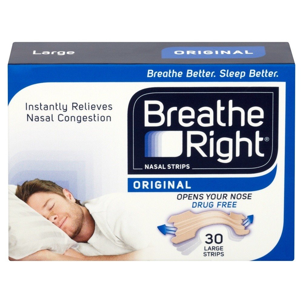 Breathe Right  Congestion Relief Original Large - 30 Strips