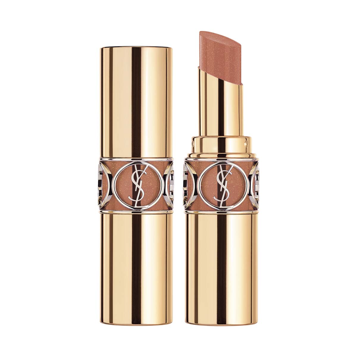 Ysl Beauty Rouge Volupte Shine Lipstick 3.2G 123 Nude Transparent