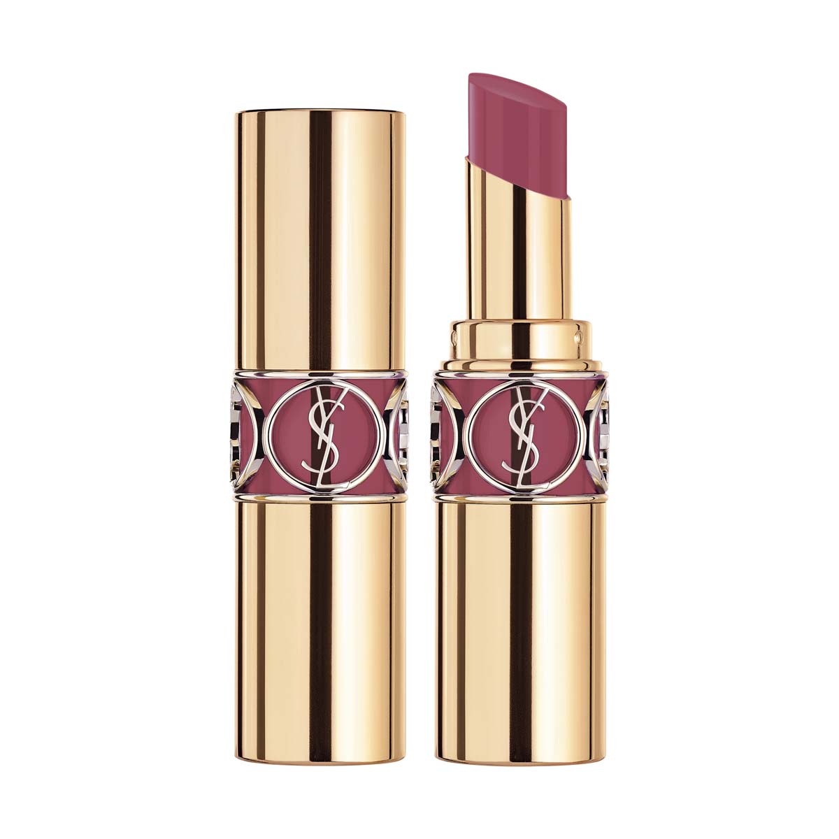 Ysl Beauty Rouge Volupte Shine Lipstick 3.2G 124 Rose Satin