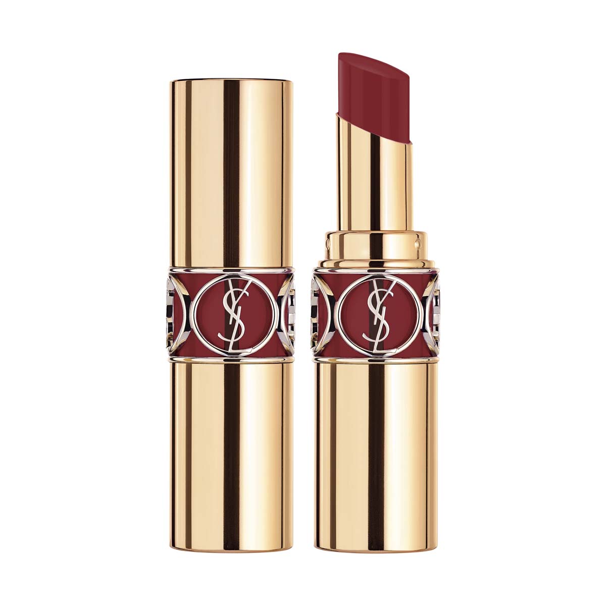 Ysl Beauty Rouge Volupte Shine Lipstick 3.2G 130 Plum Jersey