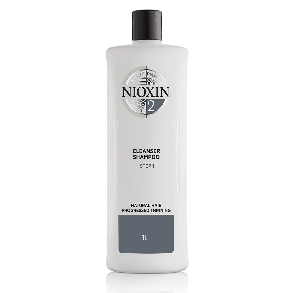 Nioxin 3-Part System 2 Cleanser Shampoo For Natural Hair With Progressed Thinning 1000Ml