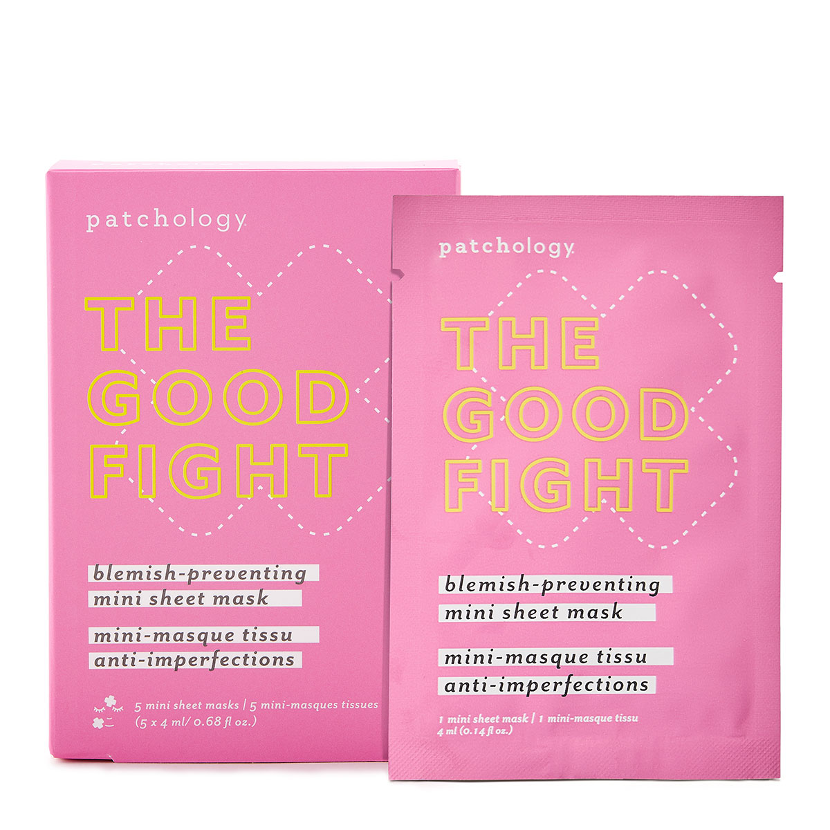 Patchology The Good Fight Blemish-Preventing Mini Sheet Mask 68 G