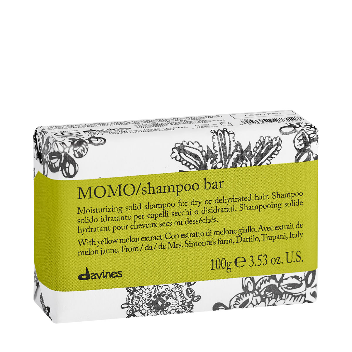Davines Solid Shampoo Bar Momo 100G