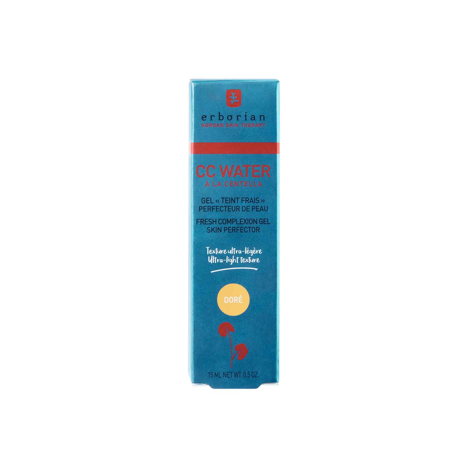 ERBORIAN CC Water Clair - Fresh complexion gel skin perfector CC Water Doré (15ml)