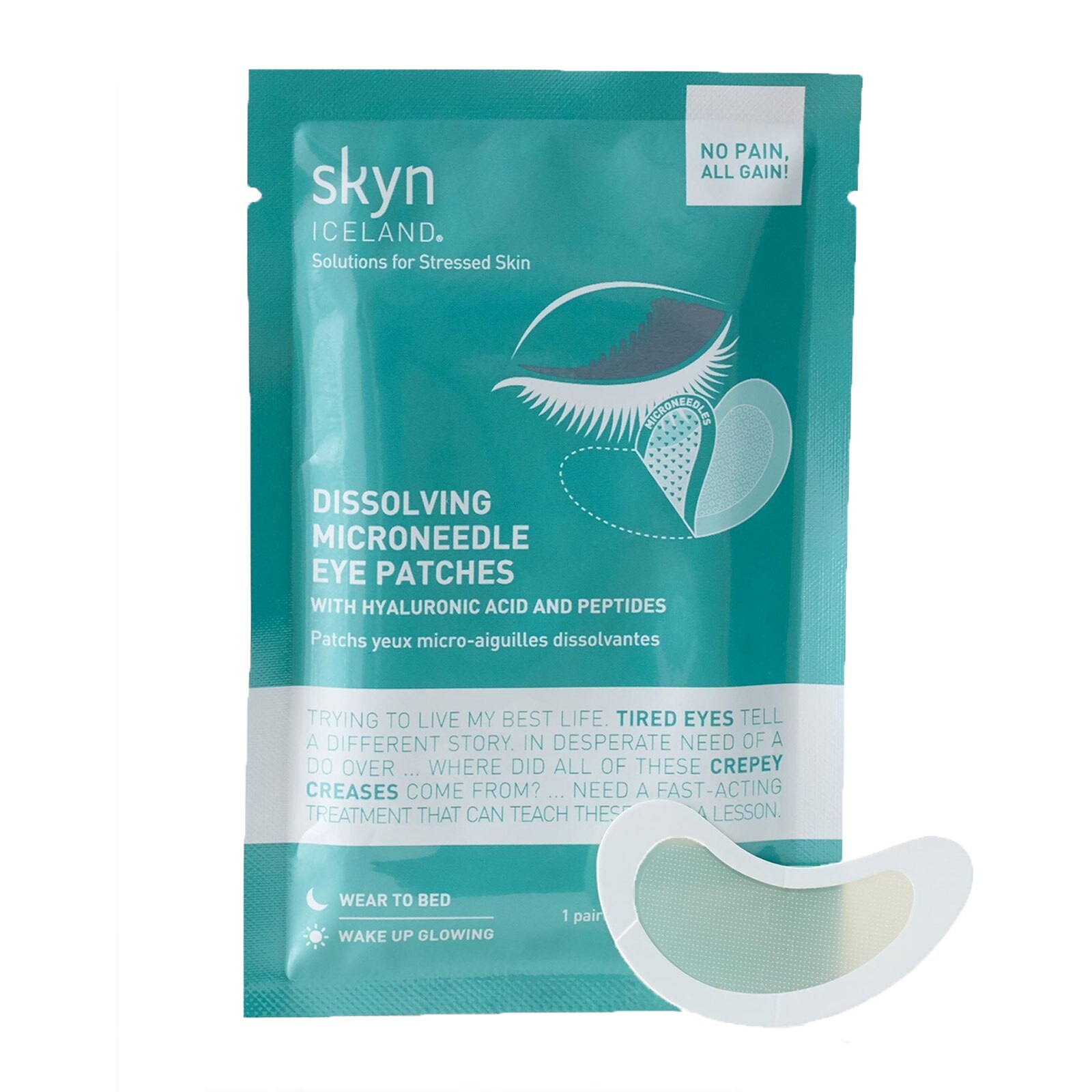 skyn ICELAND Dissolving Microneedle Eye Patches