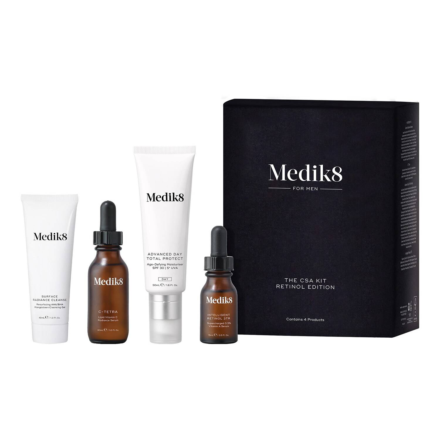 Medik8 The Csa Kit Retinol Edition For Men 135Ml