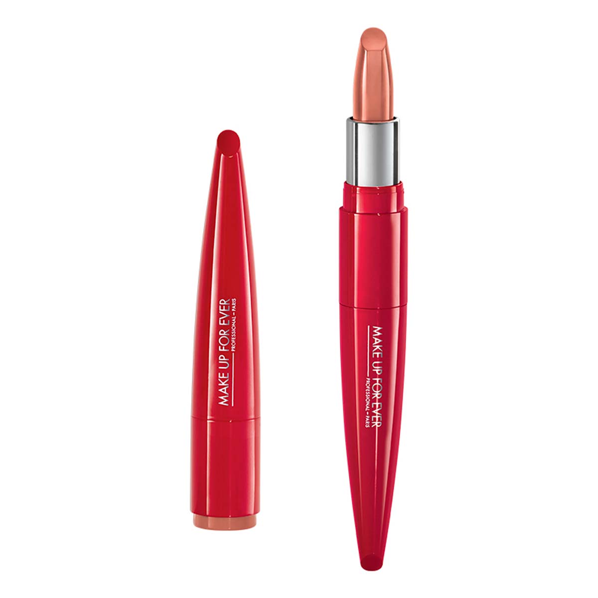 Make Up For Ever Rouge Artist Shine On - Long Lasting Sculpting Shine Lipstick 132 - Cheerful Beige