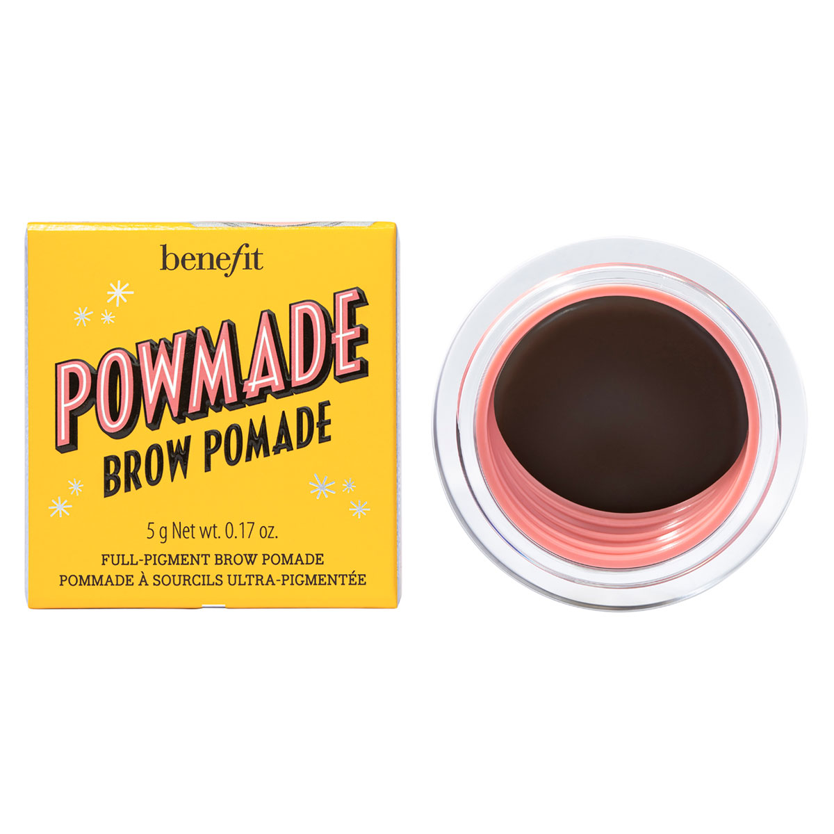 Benefit Powmade Full Pigment Eyebrow Pomade 5G 4 Warm Deep Brown