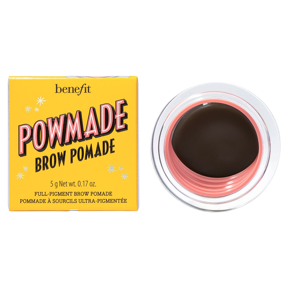 Benefit Powmade Full Pigment Eyebrow Pomade 5G 4.5 Neutral Deep Brown