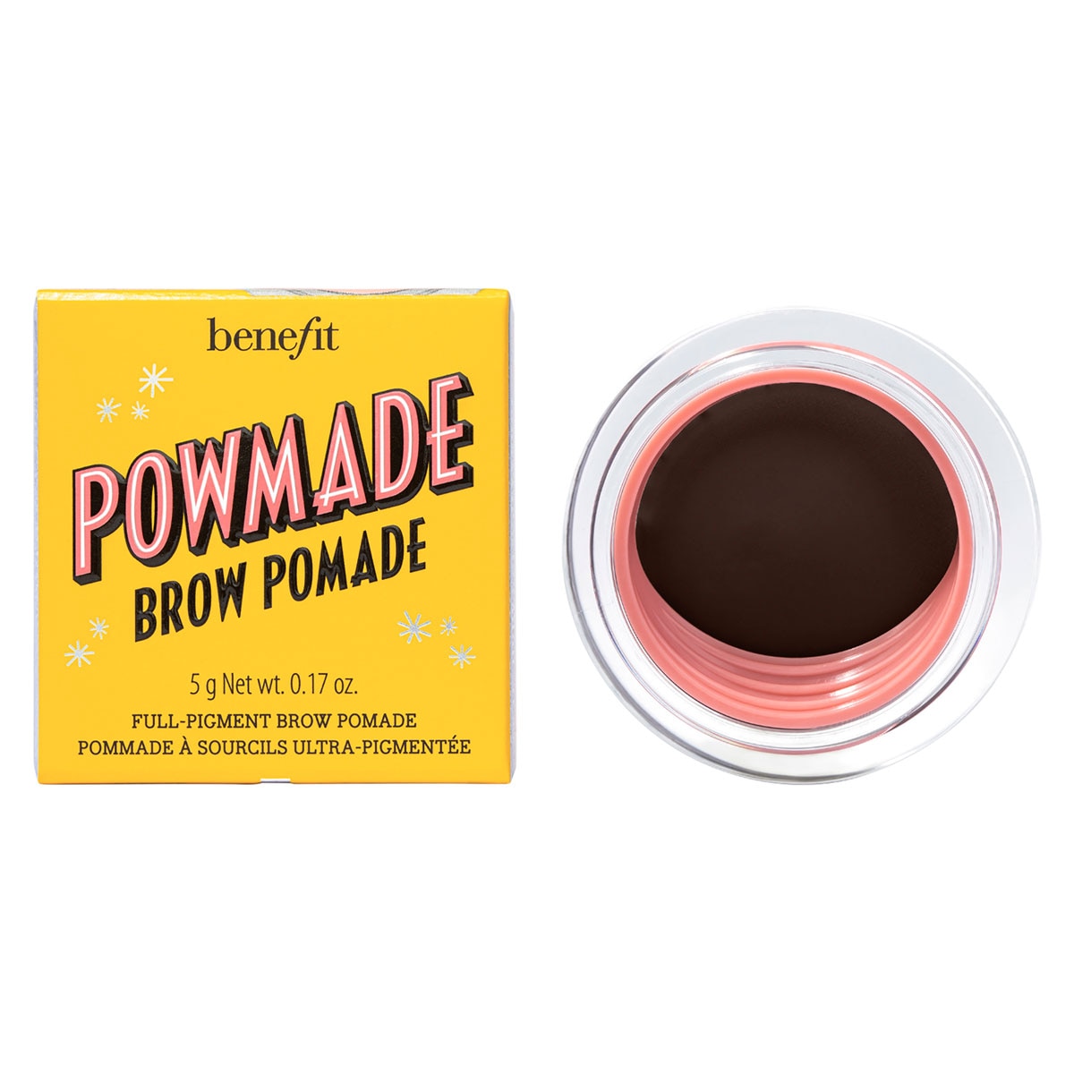Benefit Powmade Full Pigment Eyebrow Pomade 5G 5 Warm Black-Brown