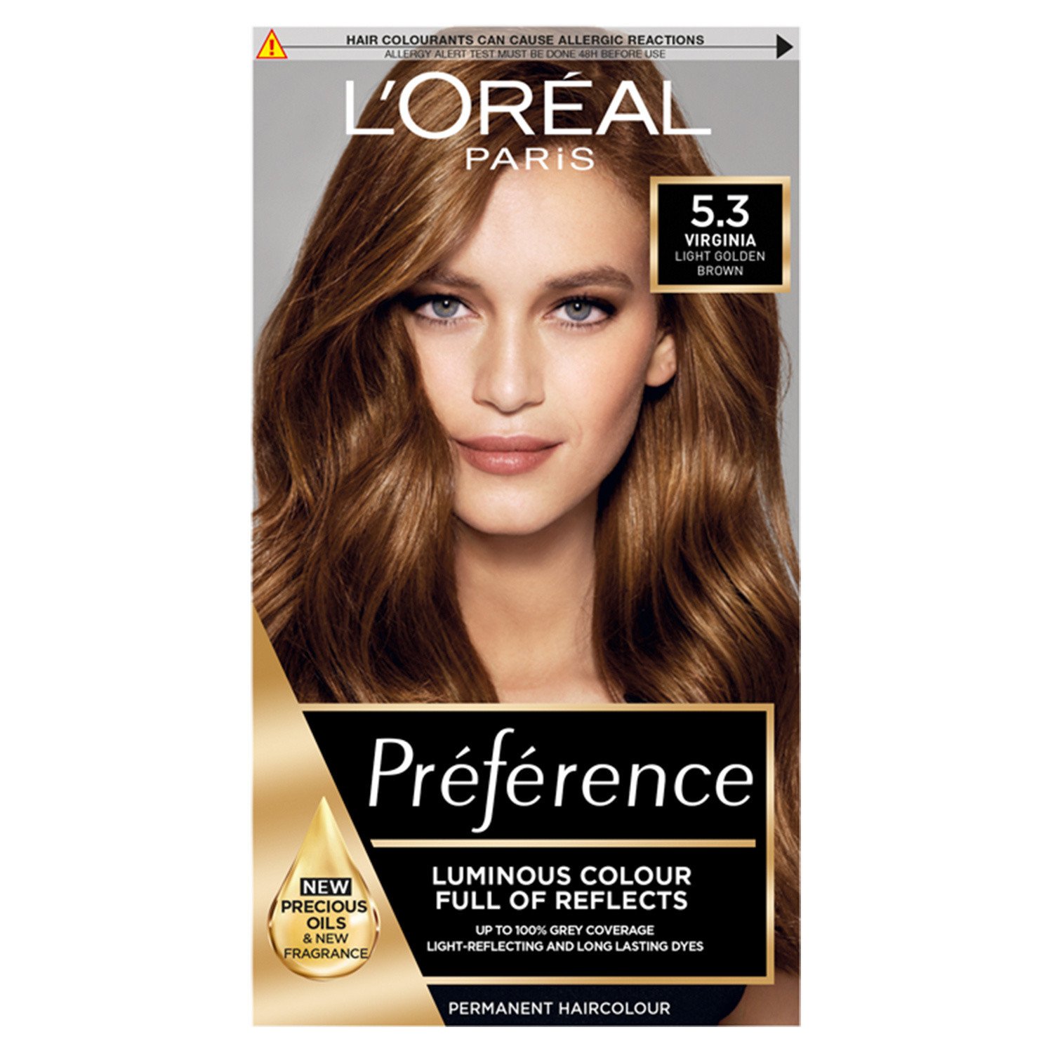 L'Oréal Paris Préférence Infinia Hair Dye (Various Shades) - 5.3 Virginia Chestnut Brown