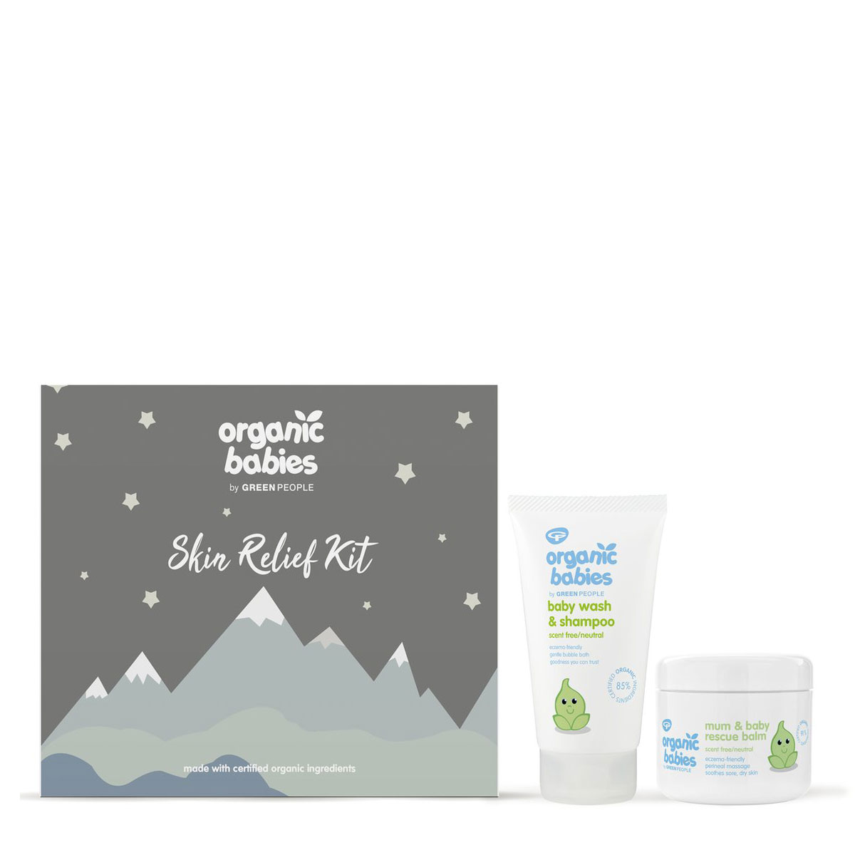 Green People Organic Babies Skin Relief Kit Scent Free