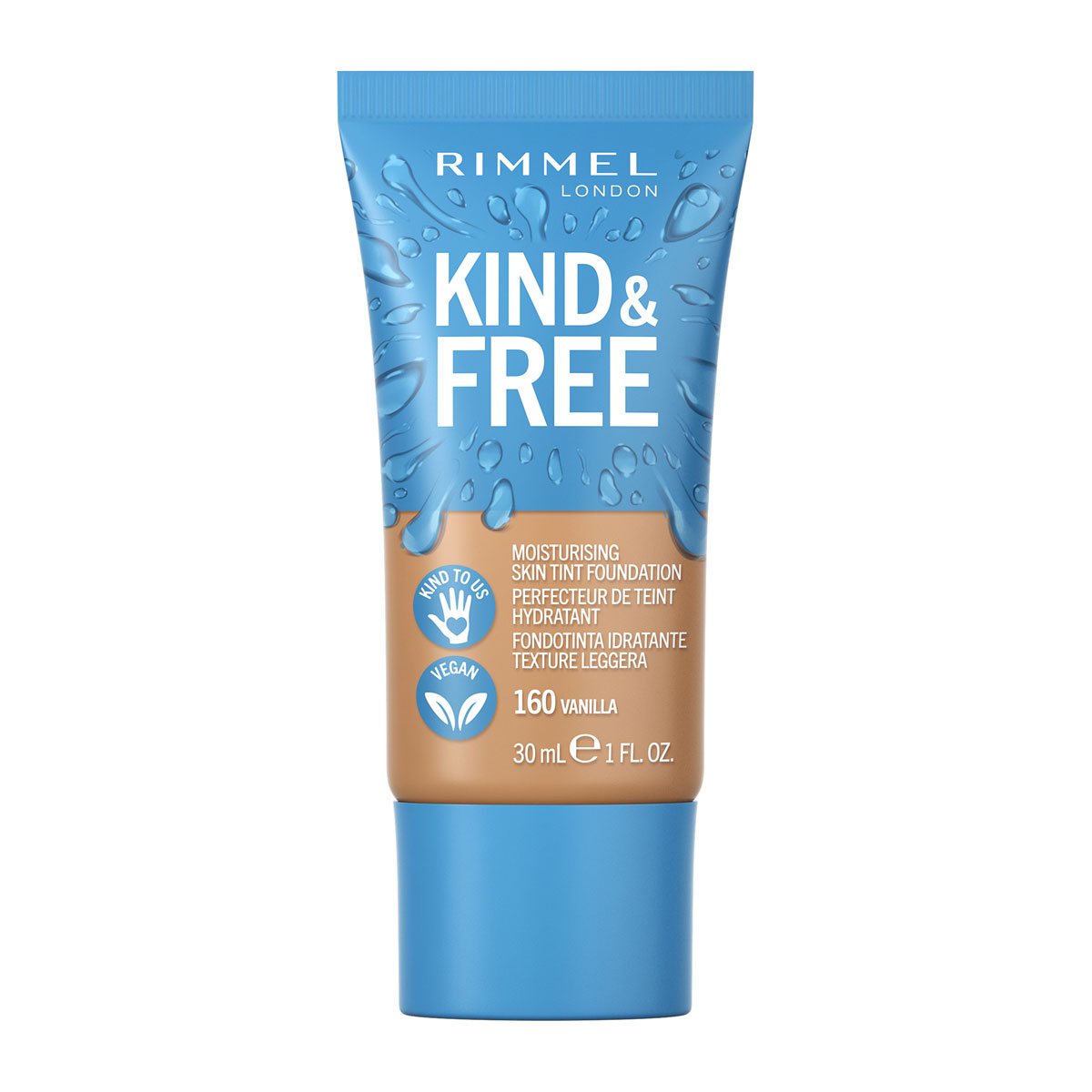 Rimmel Kind & Free Skin Tint Foundation 30Ml Vanilla