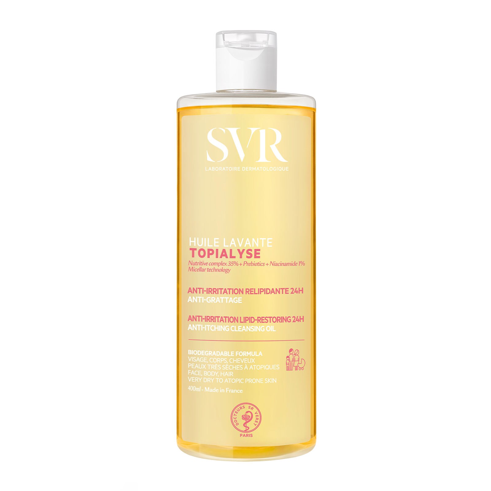 SVR Topialyse Micellar Wash-Off Oil 400ml