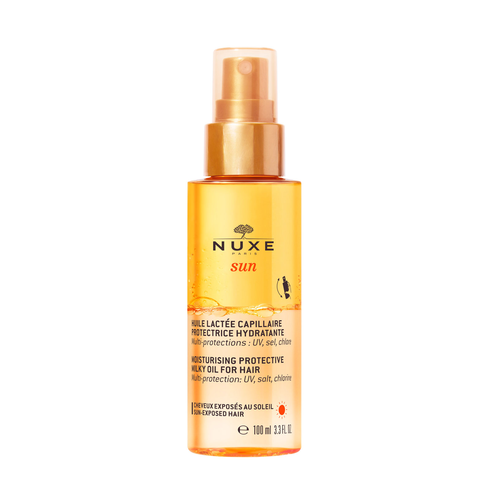 Nuxe Sun Moisturising Protective Milky Oil For Hair 100Ml