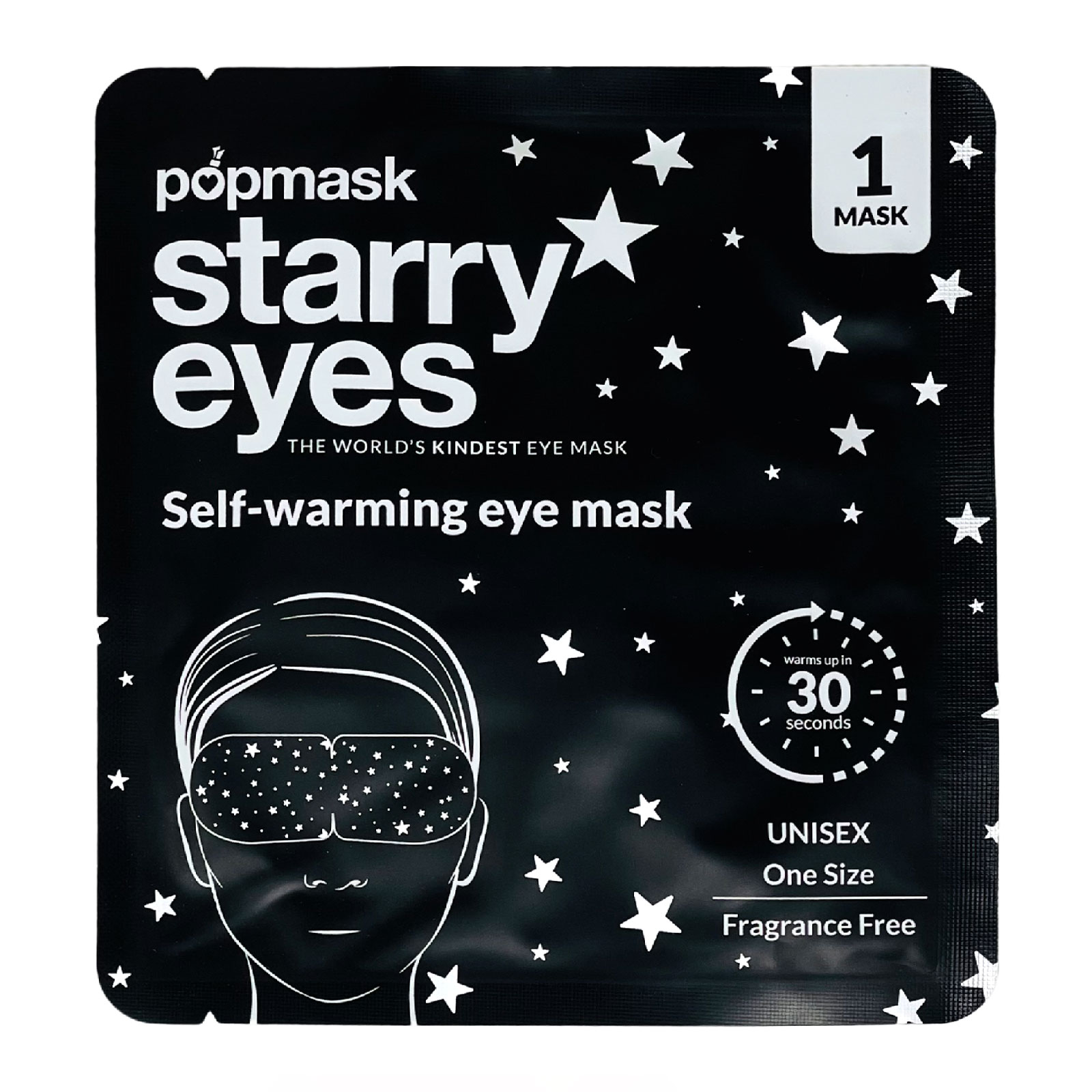 Popband London Popmask Starry Eyes Slef-Warming Eye Mask 5 Pack