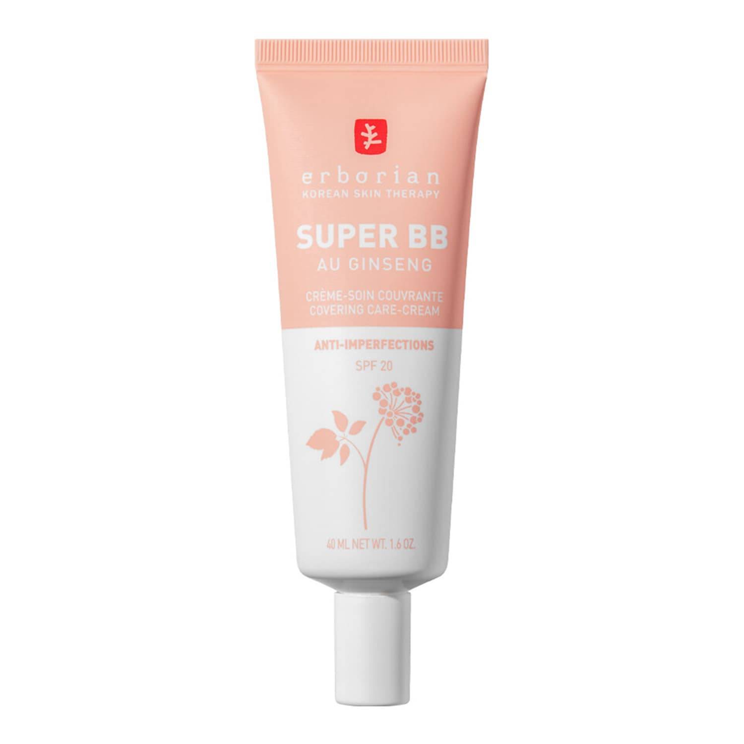 Erborian Super Bb Full Coverage Bb Cream For Acne Prone Skin Clair 40Ml