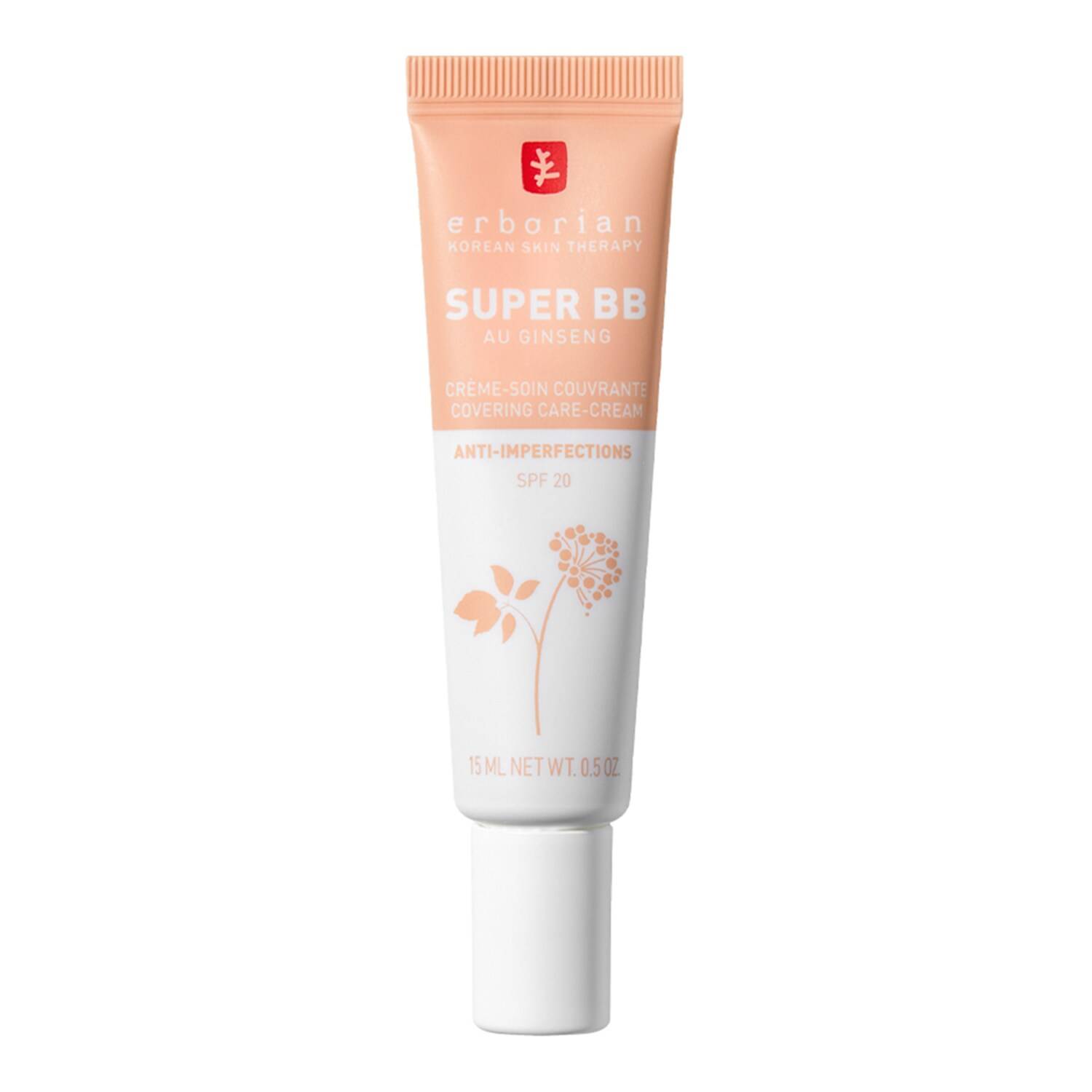 Erborian Super Bb Full Coverage Bb Cream For Acne Prone Skin Clair 15Ml