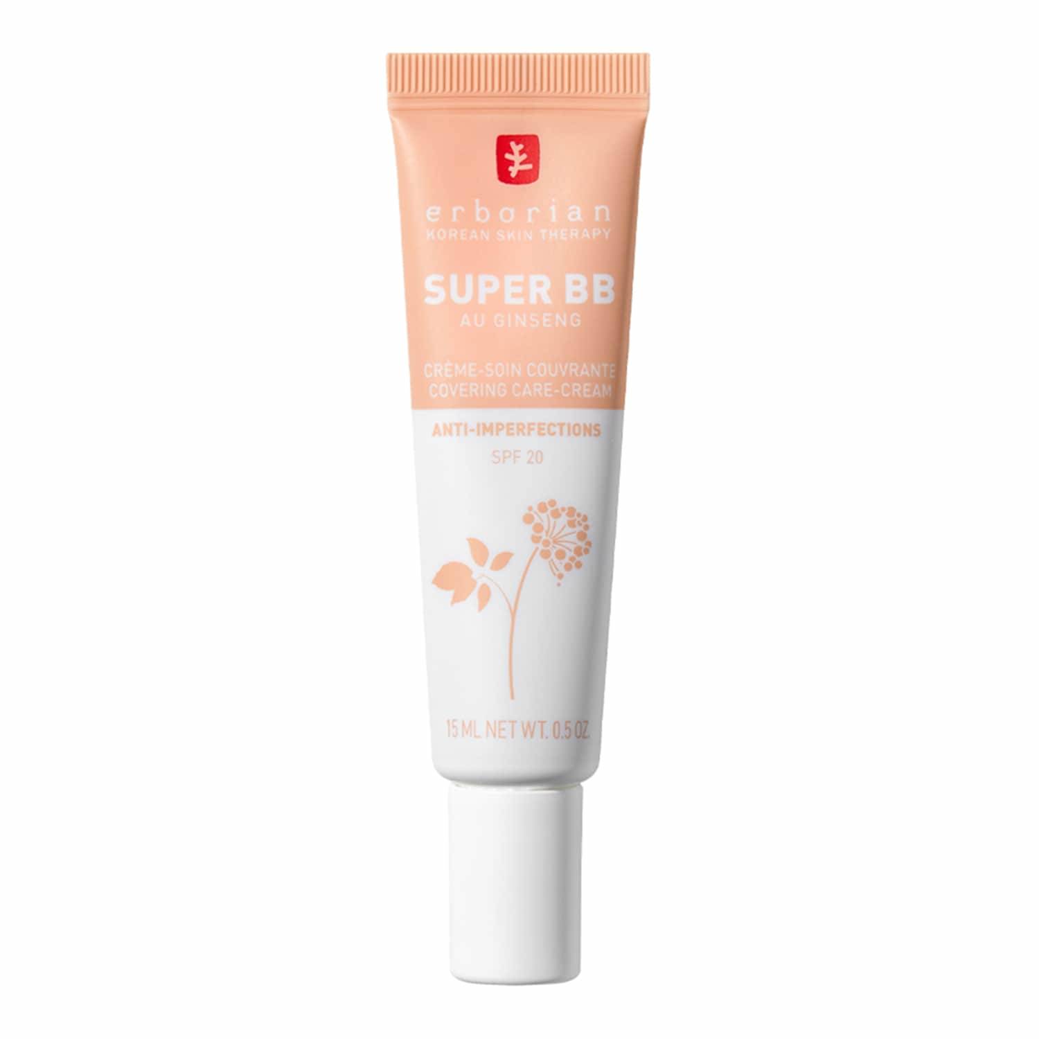 Erborian Super Bb Full Coverage Bb Cream For Acne Prone Skin Clair 15Ml