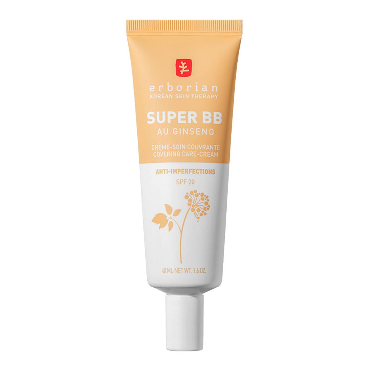Erborian Super Bb With Ginseng Clair - High Covering Anti-Imperfections Care Bb Family Super Bb Nude