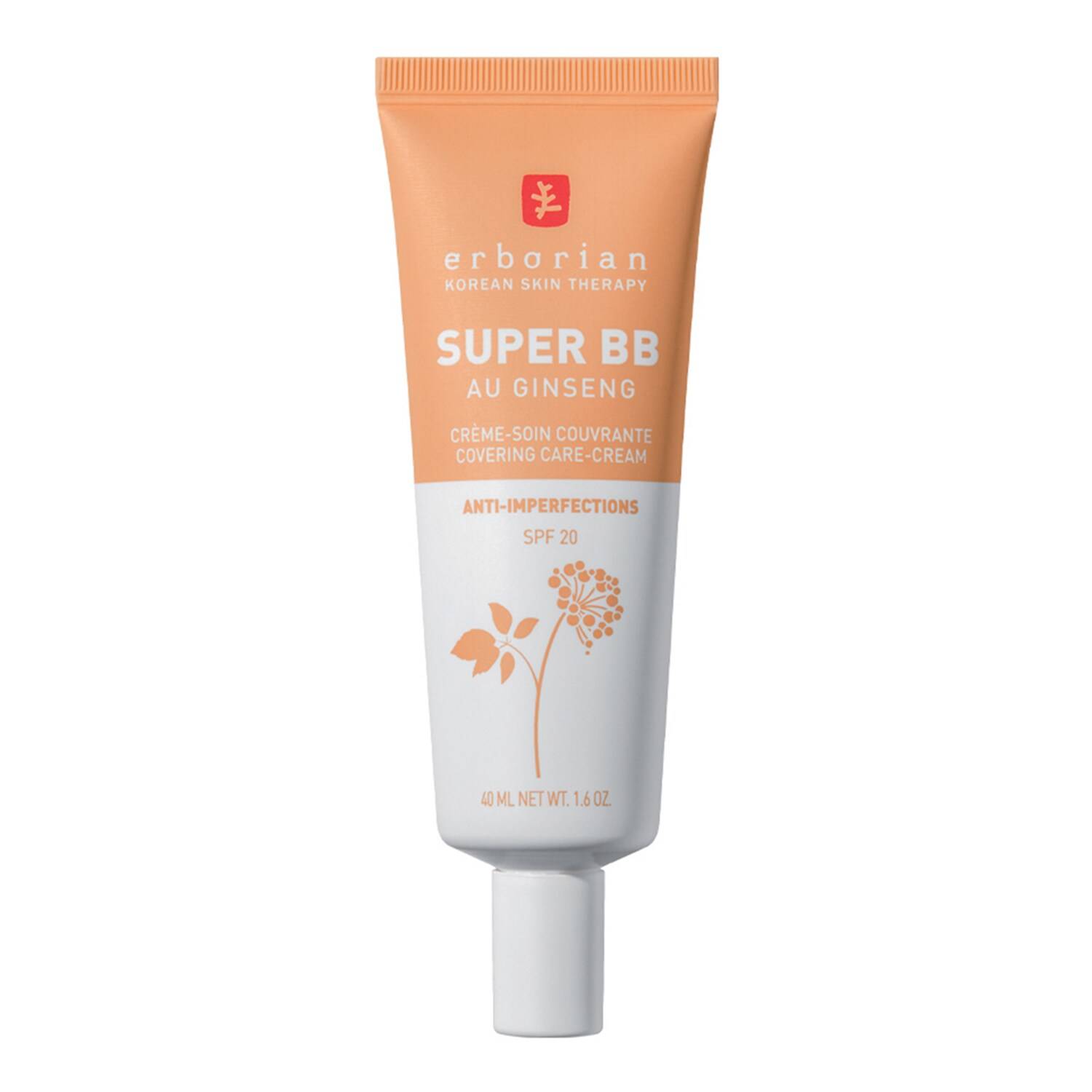 Erborian Super Bb With Ginseng Clair - High Covering Anti-Imperfections Care Bb Family Super Bb Dore